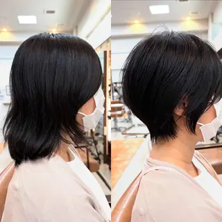 ショート カラー 藤田 祥平のヘアスタイル