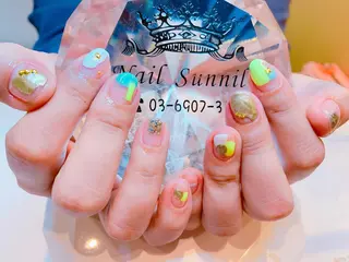 ネイル 長さだし専門店 M2　rikaのネイルデザイン