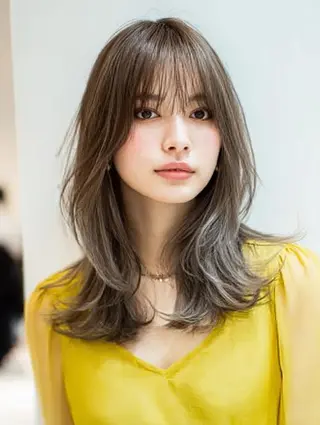 セミロング 生艶髪&レイヤー🔔 渋谷お薦めNo.1✨のヘアスタイル