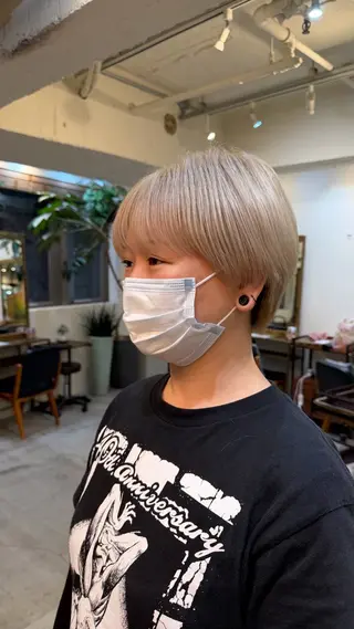 ショート momoka Jr.stylistのヘアスタイル