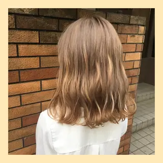 ミディアム カラー ✨ブリーチなしカラー ×髪質改善✨松村 潤のヘアスタイル