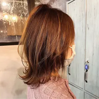 セミロング カラー a.r.e【アルエ】 NAMIKIのヘアスタイル