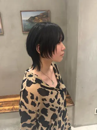 セミロング 新宿/顔周りカット +レイヤー=しずく♩のヘアスタイル