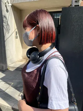 ショート カラー eri kinjoのヘアスタイル
