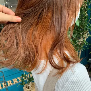 ロング カラー ヘアアレンジ Loa misakiのヘアスタイル