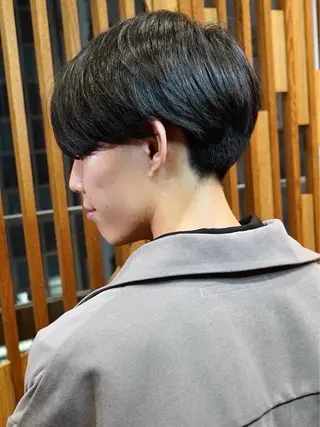 ミディアム メンズ 福崎 凛太朗のヘアスタイル