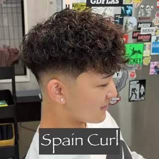 ショート パーマ メンズ メンズ専門🥸 フェード特化 涼太のヘアスタイル