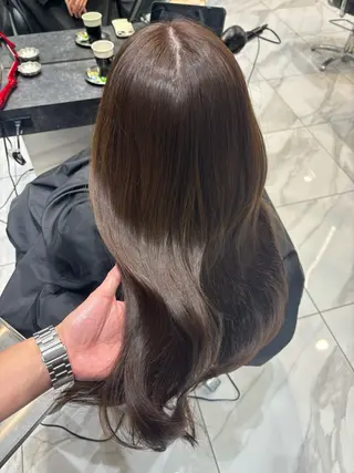 セミロング カラー oto/透明感カラー /うる艶カラーのヘアスタイル