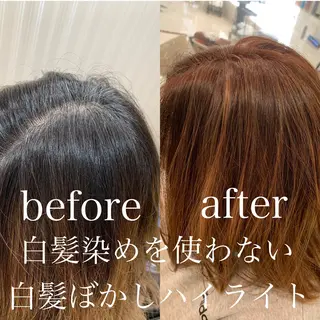 ミディアム カラー ハイトーン/ブリーチ 山崎 悠次のヘアスタイル