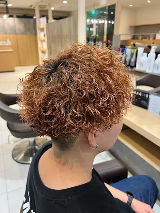 パーマ メンズ 門岡 昌輝のヘアスタイル