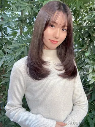 ロング カラー 吉岡 勇海のヘアスタイル