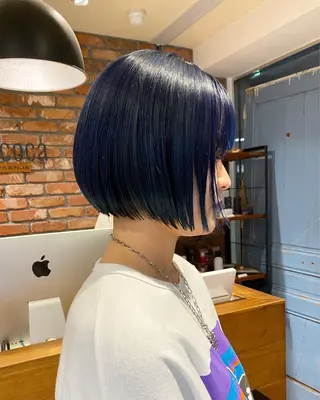 ショート ミウ☆ ブリーチダブルカラーのヘアスタイル