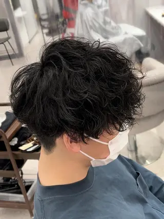 メンズ 🍐シャドウパーマ メンズ特化/守岡🍐のヘアスタイル