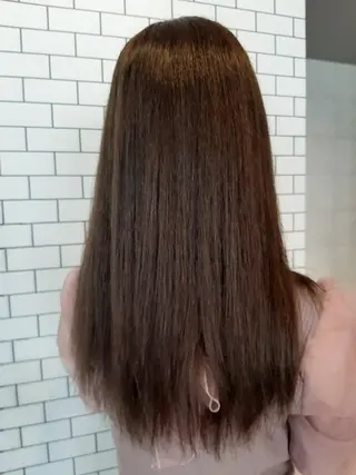 ロング 髪質改善カラーズ カフェプラスのヘアスタイル