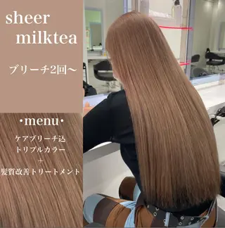 ロング カラー パーマ ヘアアレンジ メンズ キッズ ネイル マツエク・マツパ アイブロウ 韓国カット/ パーマ/KOTAのヘアスタイル