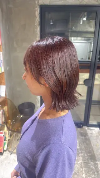 カラー 三谷 優芽のヘアスタイル