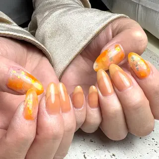 ネイル ビューティフルムーン ネイル🌙夏美のネイルデザイン