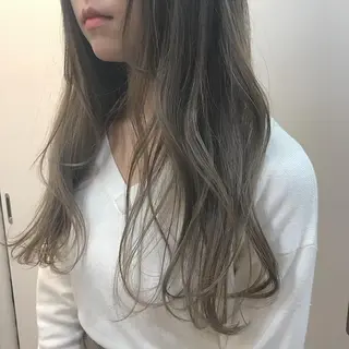 カラー クニモトハルナ ボブ/柔らかカラーのヘアスタイル