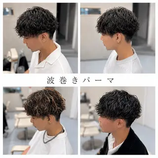 ショート パーマ メンズ メンズ特化韓国風 パーマスタイル/りんのヘアスタイル