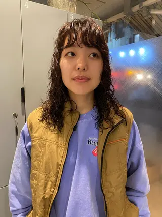 ロング パーマ メンズ得意です💥 ハユカといいます❗️のヘアスタイル