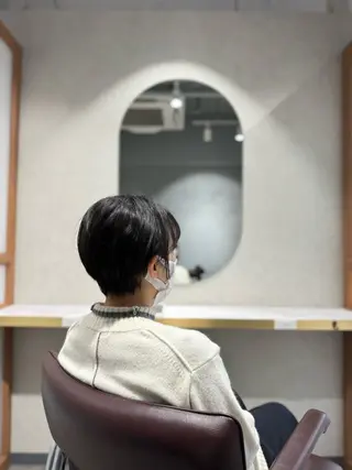 ショート くせ毛カット終着点 カワサキトオル溝の口のヘアスタイル