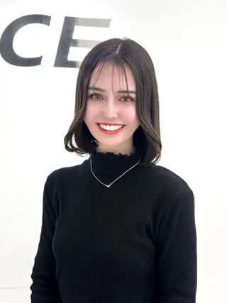 ミディアム カラー ヘアアレンジ 縮毛矯正🤍 盛れるボブ/ひかりのヘアスタイル