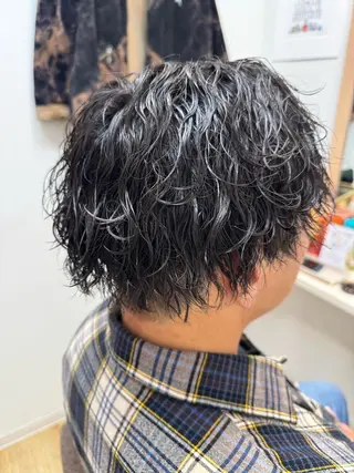 メンズ 大阪 美容師 林のヘアスタイル