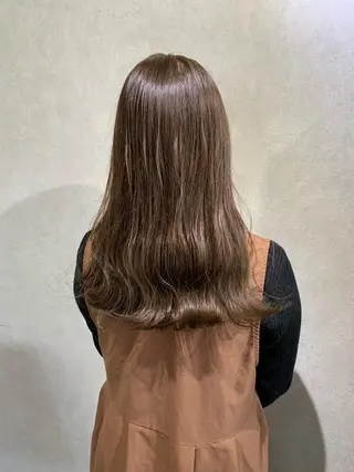 セミロング カラー 髪質改善*韓国ヘア* レイヤー*IBUKIのヘアスタイル