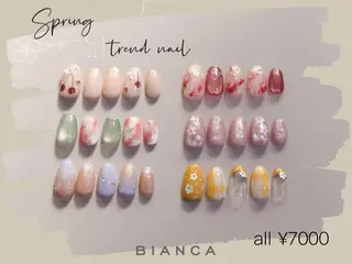 ネイル Bianca大宮 入江のネイルデザイン