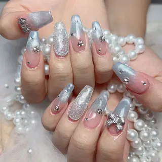 ネイル M🌷nail 長さだし専門店のネイルデザイン