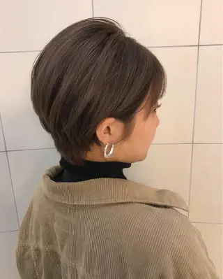 ショート カラー 髪質改善/縮毛矯正 /美髪🩵イケダのヘアスタイル