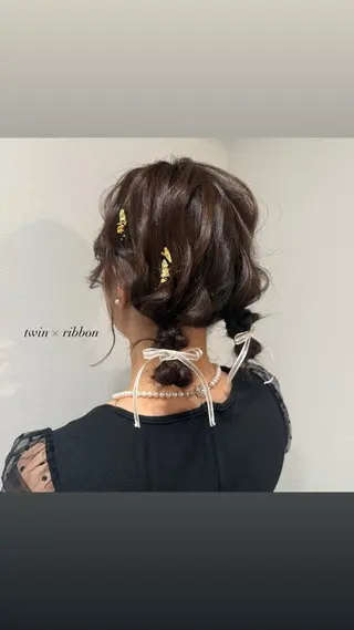 ロング ヘアアレンジ see. アズサのヘアスタイル