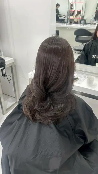カラー 韓国風ヘア🪽 透明感スタイル🪽のヘアスタイル
