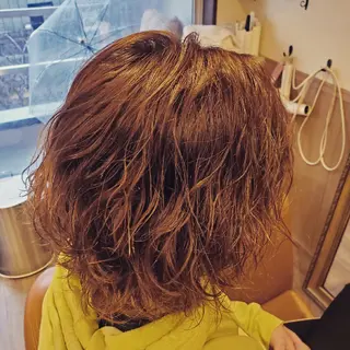 ショート パーマ spa hair ark 富井直美のヘアスタイル