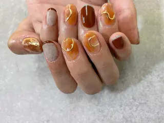 ネイル foglia❁﻿. ⌇﻿imamuraのネイルデザイン