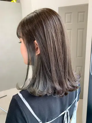 ミディアム カラー レイヤー/大人メンズ パーマ🌀 平島拓也のヘアスタイル
