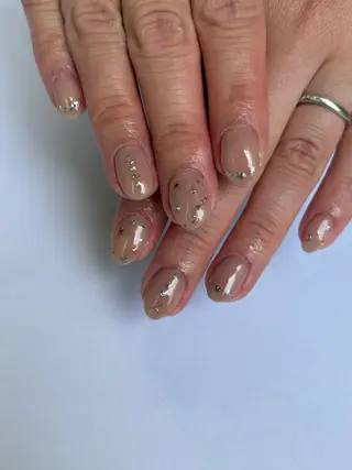 ネイル 手描き🌸ニュアンス monny nailのネイルデザイン