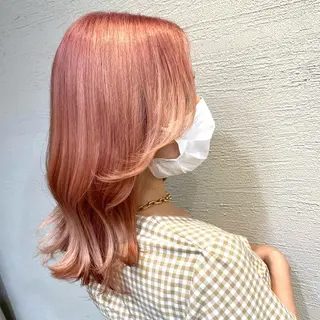カラー 顔まわりの神様✨ 透明感カラー藤嶋秀幸のヘアスタイル