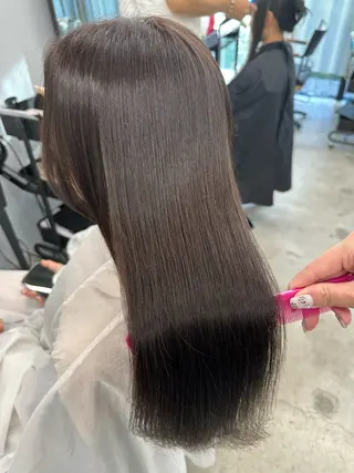 ロング ナガイ アヤのヘアスタイル