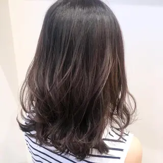 ミディアム カラー パーマ ヘアアレンジ 髪質改善/韓国風 レイヤー/田村祐樹のヘアスタイル