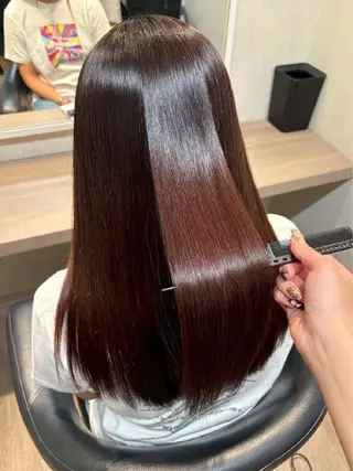 ロング ANDIAMO 栄 栞名のヘアスタイル