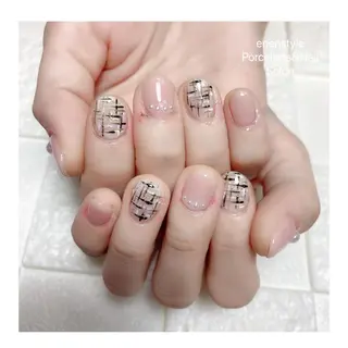 ショート ネイル 🐾enen style 🐾のネイルデザイン