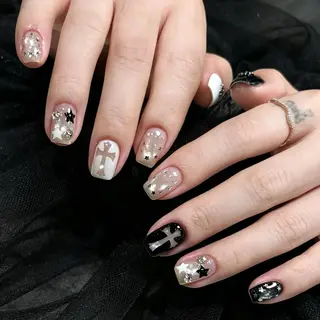 ネイル メンズ 馮 暁清のネイルデザイン