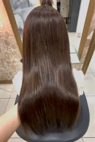 ロング 透明感カラー上大岡/ yuzu🌺☪️のヘアスタイル