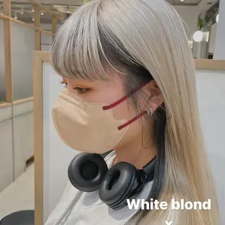 セミロング カラー ニイ/栄/ ボブカットモデル募集のヘアスタイル