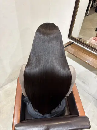 ロング 藤谷 果林のヘアスタイル