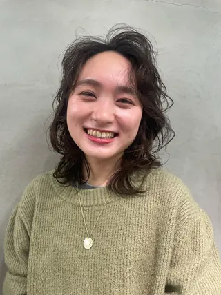 ミディアム 🍃○岡 |  Maruokaのヘアスタイル