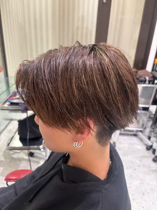 カラー 永田虹輝 /無造作パーマのヘアスタイル