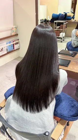 ロング カラー TheEct🫧ca now SUZUNOのヘアスタイル