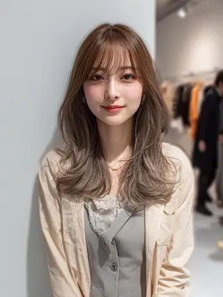 セミロング 生艶髪&レイヤー🔔 渋谷お薦めNo.1✨のヘアスタイル